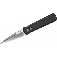 Автоматический складной нож Godson™ Solid Black Handle, Satin Blade купить в Владимире