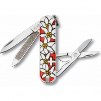 Нож перочинный Victorinox Edelweiss 0.6203.840 58мм 7 функций дизайн рукояти Эдельвейс купить в Владимире