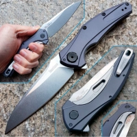 Нож складной Bareknuckle — Kershaw 7777, сталь Sandvik 14C28N, рукоять серый анодированный алюминий купить в Владимире