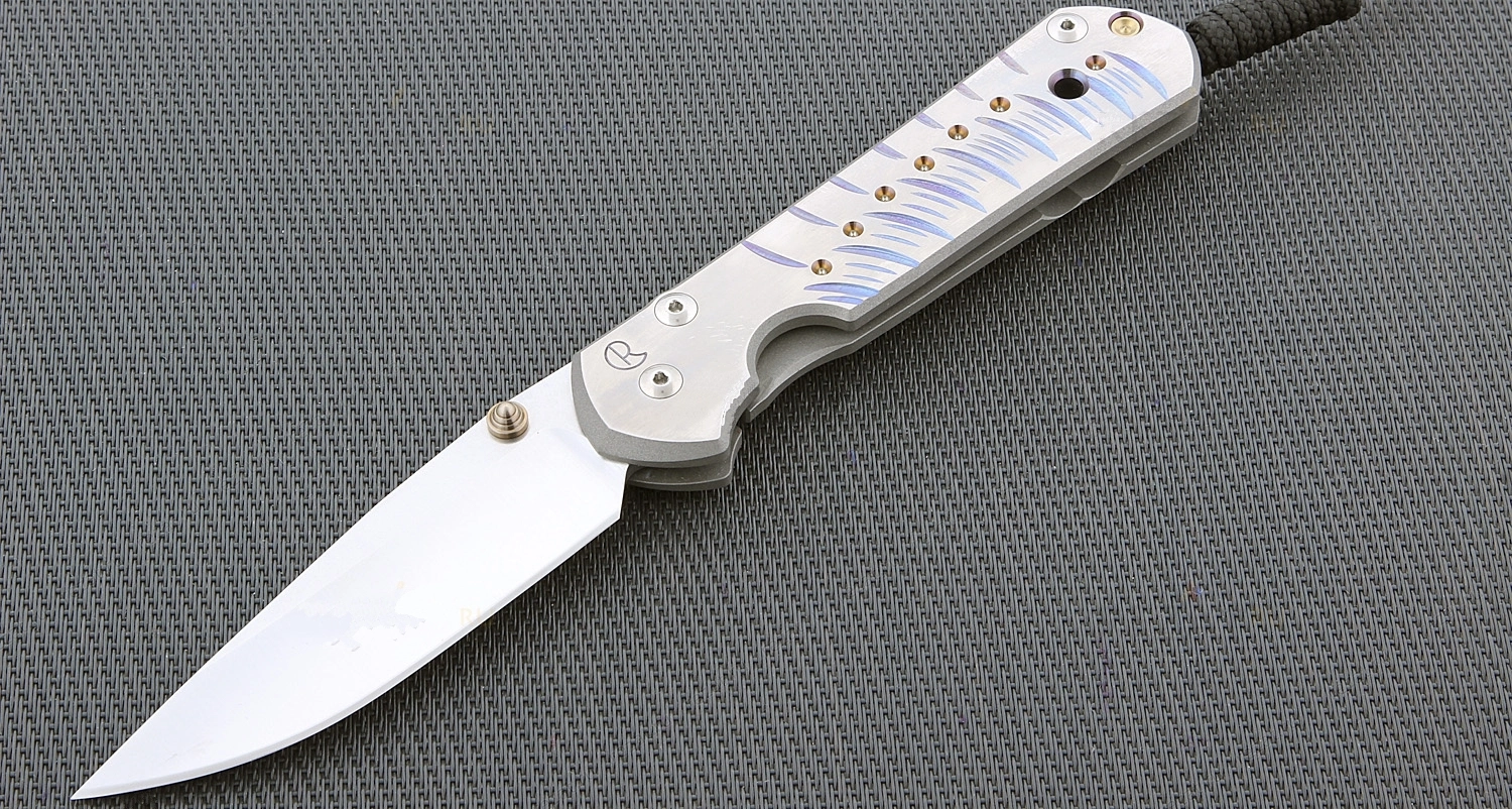 Нож складной Chris Reeve Large Sebenza 21 L21CGGUN See, сталь CPM S35VN, рукоять титан