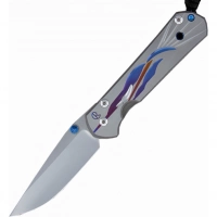 Нож складной Chris Reeve Large Sebenza 21  L21UNIQUE O, сталь CPM S35VN, рукоять титан купить в Владимире