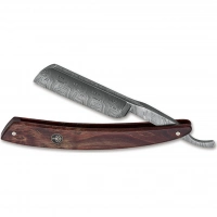 Опасная бритва Boker Damascus Curly Birch 6/8, сталь дамаск, рукоять коричневая береза купить в Владимире