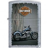 Зажигалка ZIPPO Harley-Davidson® Байк, с покрытием Street Chrome™, латунь/сталь, серебристая, 36x12x56 мм купить в Владимире