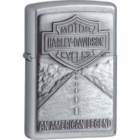 Зажигалка ZIPPO Harley-Davidson® Легенда, с покрытием Street Chrome™ купить в Владимире