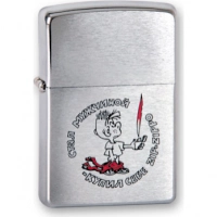 Зажигалка ZIPPO Мальчик, латунь с покрытием Brushed Chrome, серебристый, матовая, 36х12×56 мм купить в Владимире