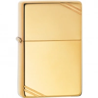 Зажигалка ZIPPO Vintage™ с покрытием High Polish Brass купить в Владимире